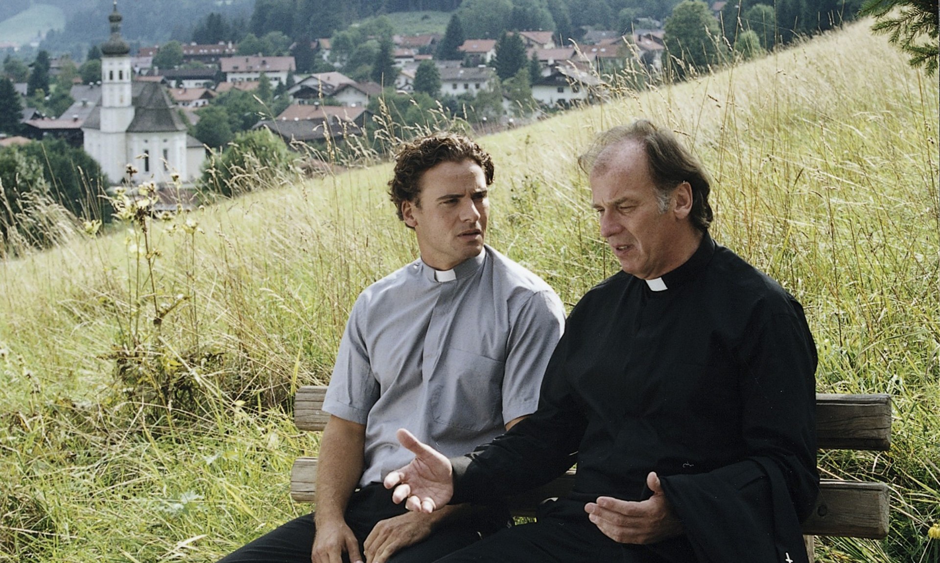 &quot;Der Bergpfarrer&quot; gedreht in Sachrang, © Archiv Gemeinde Aschau i.Ch.