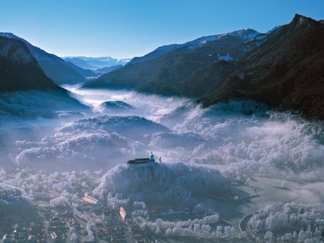 Luftkurort Aschau im Chiemgau mit Schloss Hohenaschau, © Dr. Bodenbender