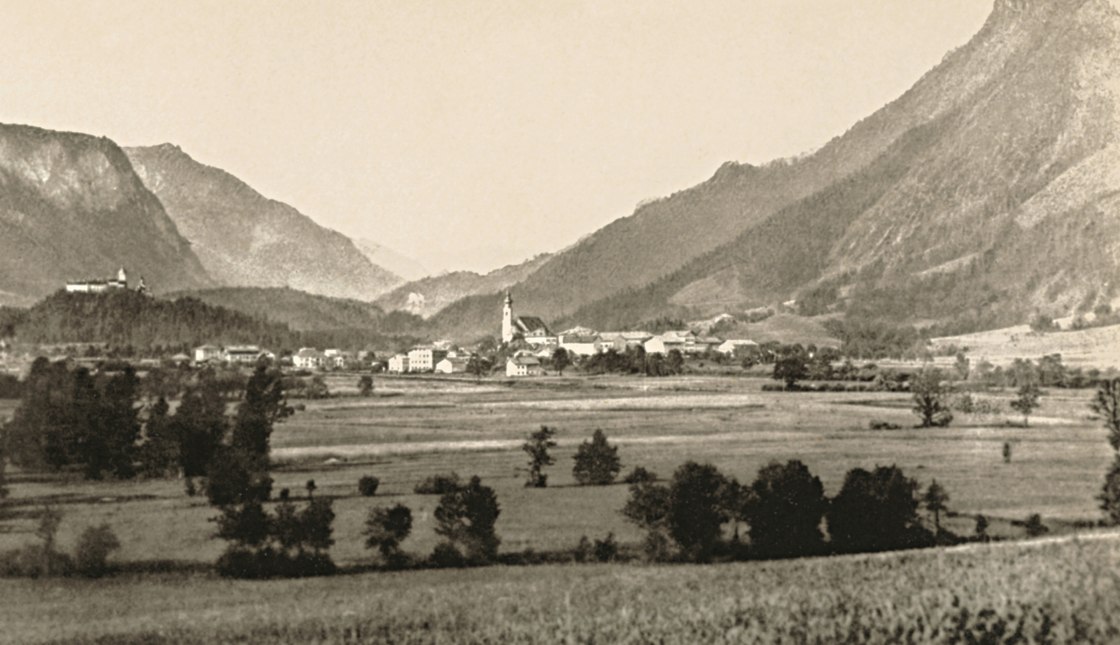 Alte Ansicht von Aschau im Chiemgau, © Archiv Gemeinde Aschau i.Ch.