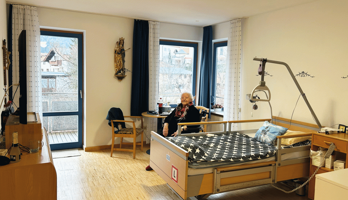 Einzelzimmer, &copy; C.W.