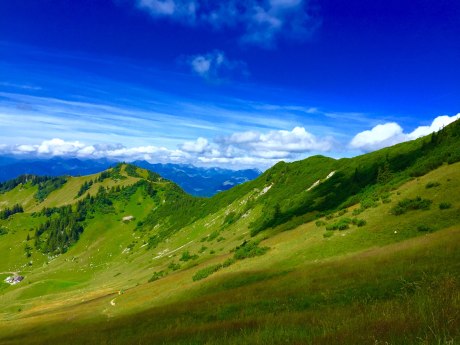 Geigelstein Blick Richtung Mühlhörndl