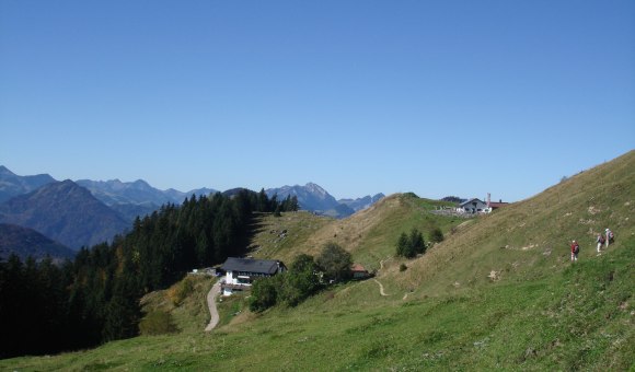 Blick Richtung Spitzsteinhaus und Altkaseralm, © Tourist Info Aschau im Chiemgau