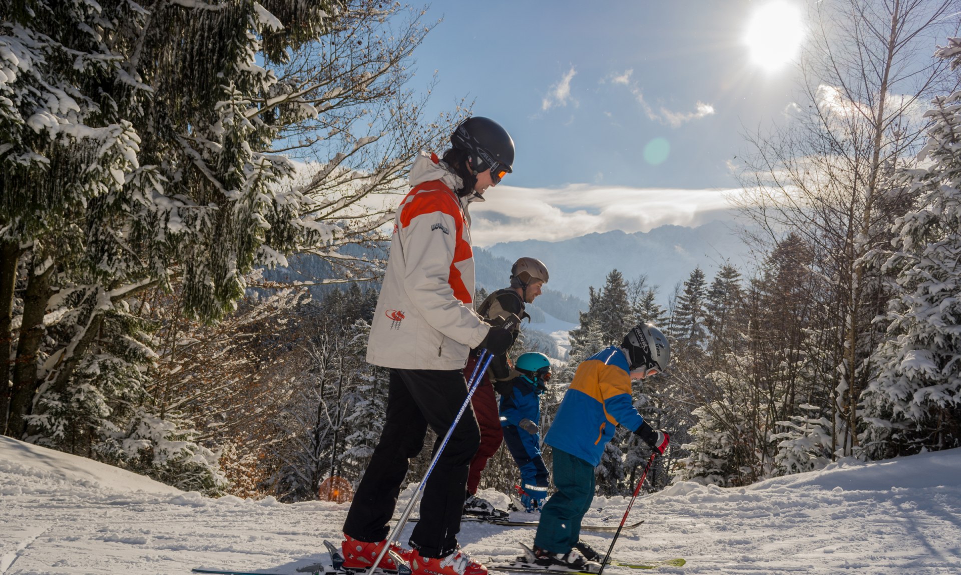 Skifahren Sachrang, © Joachim Brahms