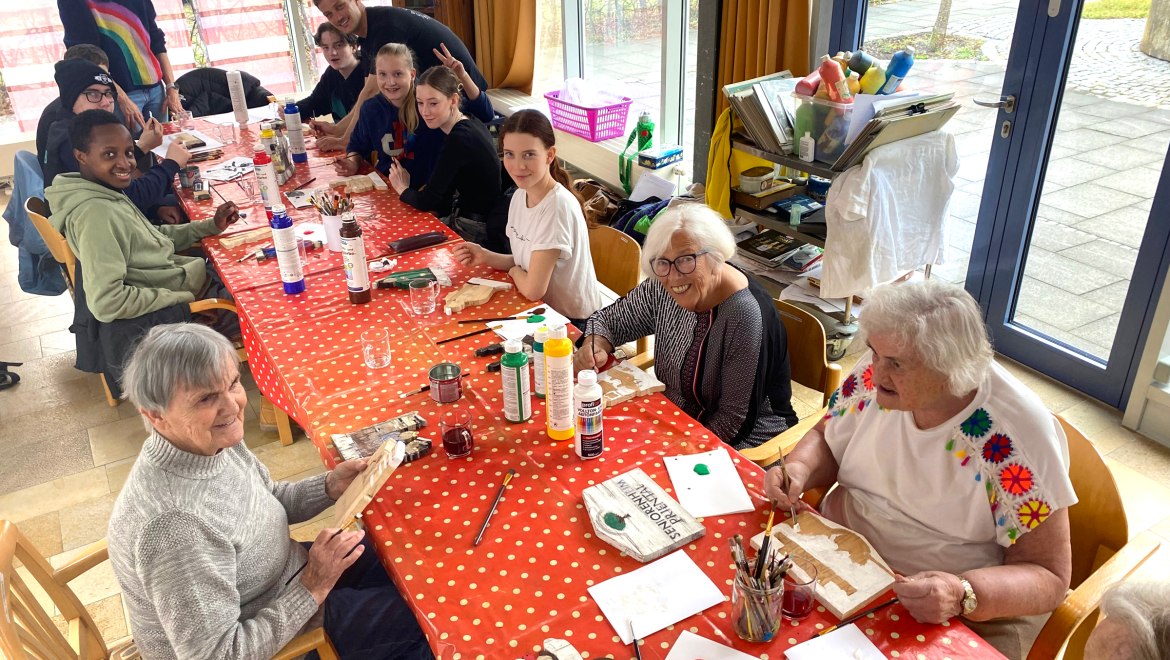 Projekt Mittelschule&amp;Seniorenheim, © C.R.
