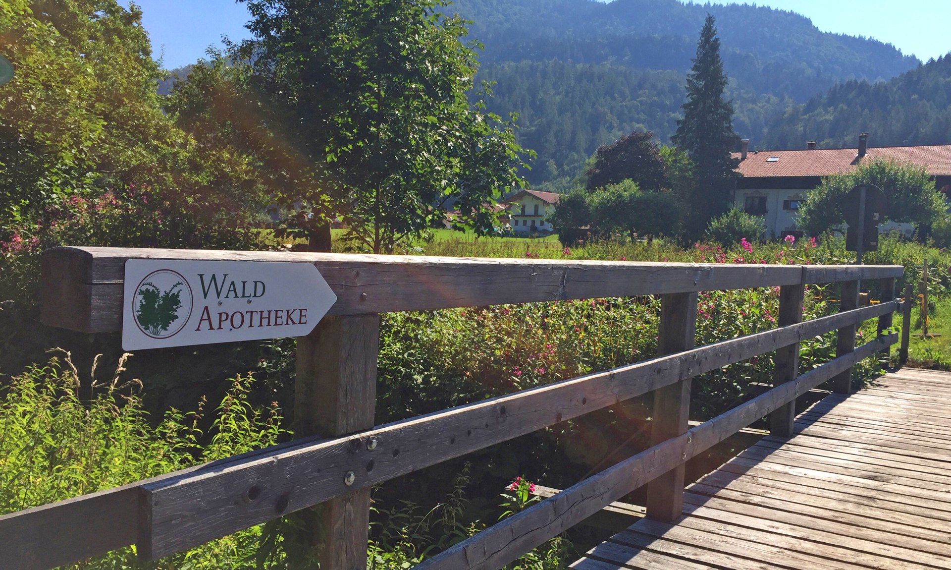 WaldApotheke Sachrang - Prienbrücke in Berg, © Tourist Info Aschau im Chiemgau