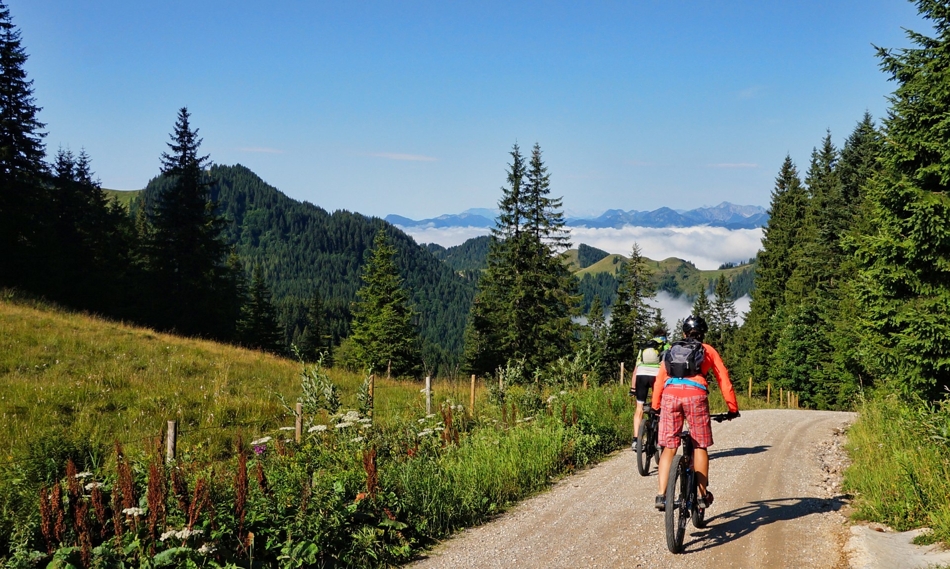 Mountainbiker auf dem Geigelstein, © Tourist Info Aschau i.Ch.