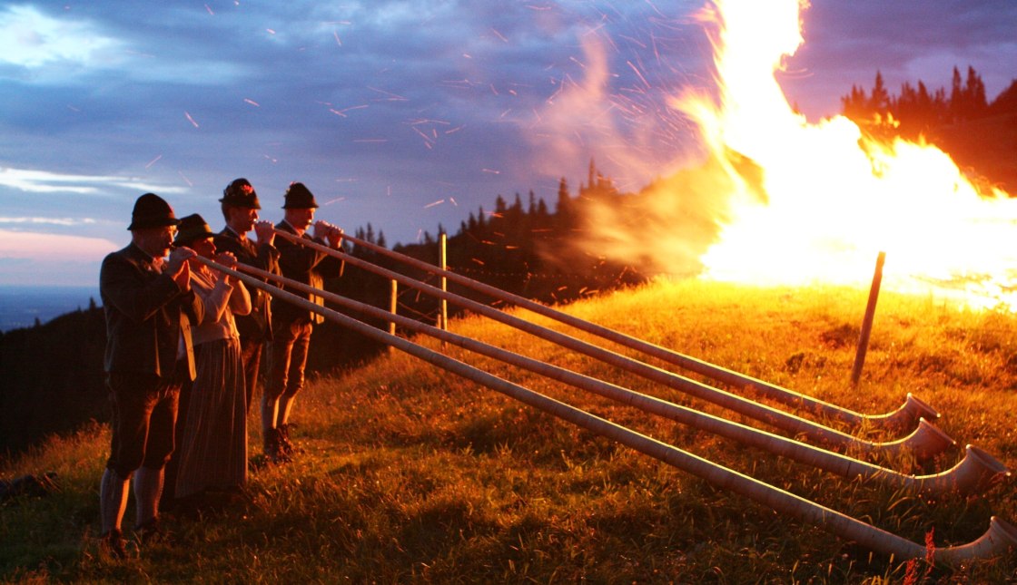 Sonnwendfeuer Kampenwand