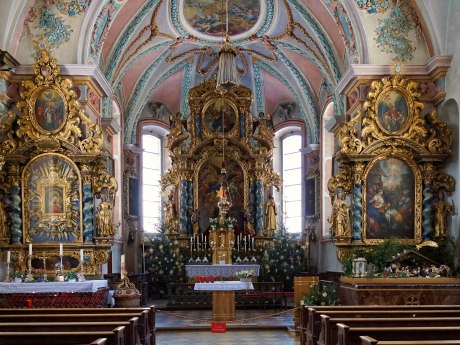 Kirche St. Michael Sachrang Weihnachten, © Tourist Info Aschau i.Ch.