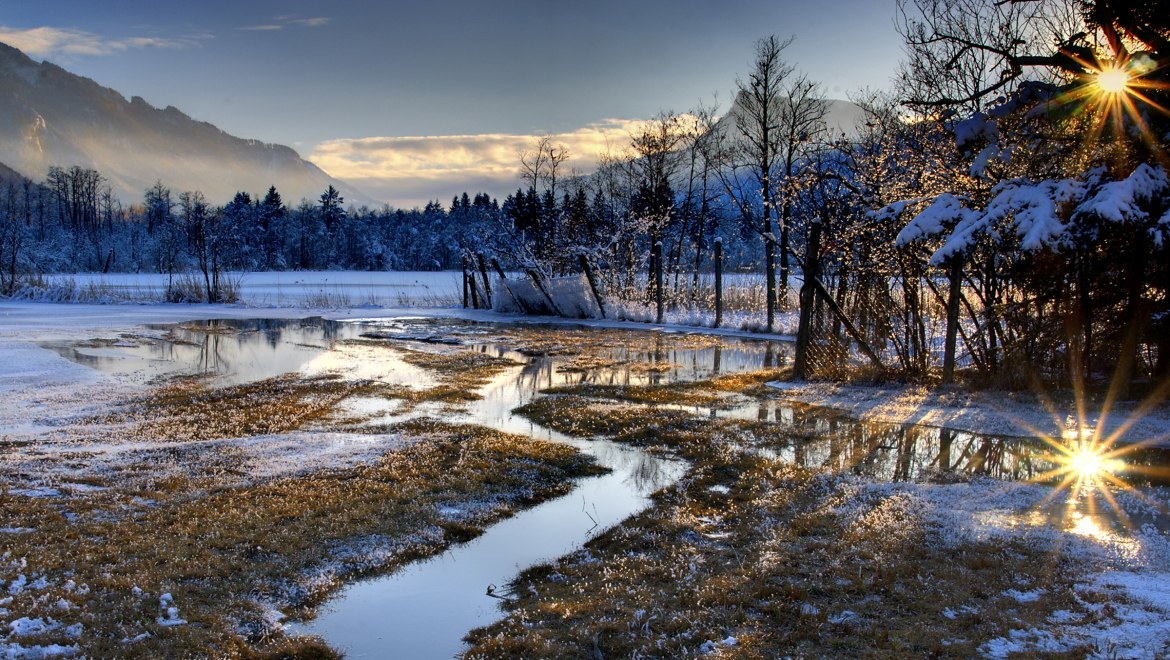 Licht Stimmung am Bärnsee, © Ralf Blumenschein