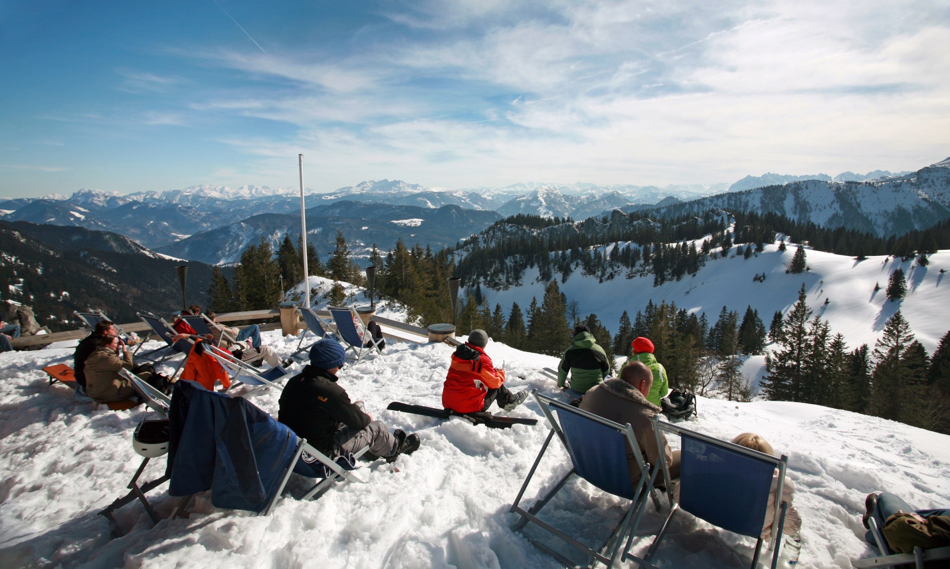 Sonnenbaden auf der Kampenwand, © Foto Berger