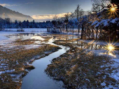 Licht Stimmung am Bärnsee, © Ralf Blumenschein