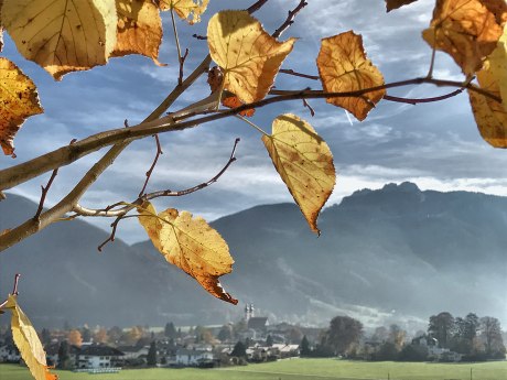 Herbstlicher Blick zur Kampenwand, © H. Reiter